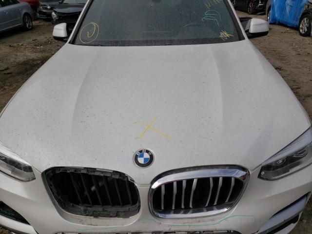 5UXTR9C54KLE12133 - 2019 BMW X3 XDRIVE3 WHITE photo 7