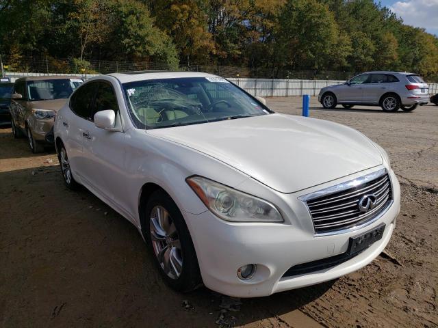 JN1EY1AP0DM650139 - 2013 INFINITI M35H WHITE photo 1