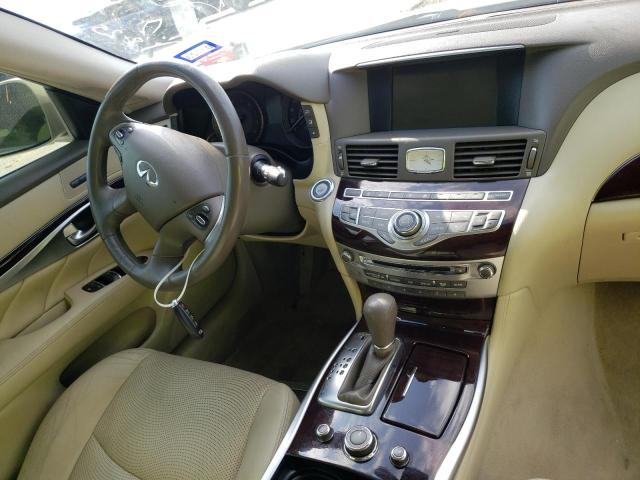 JN1EY1AP0DM650139 - 2013 INFINITI M35H WHITE photo 9