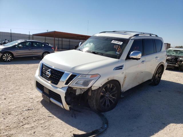 JN8AY2NF2J9330259 - 2018 NISSAN ARMADA PLA WHITE photo 2