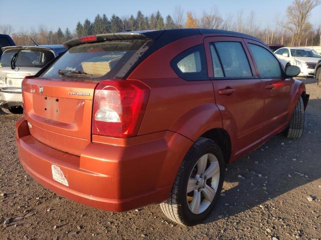 1B3CB3HAXAD566734 - 2010 DODGE CALIBER MA ORANGE photo 4