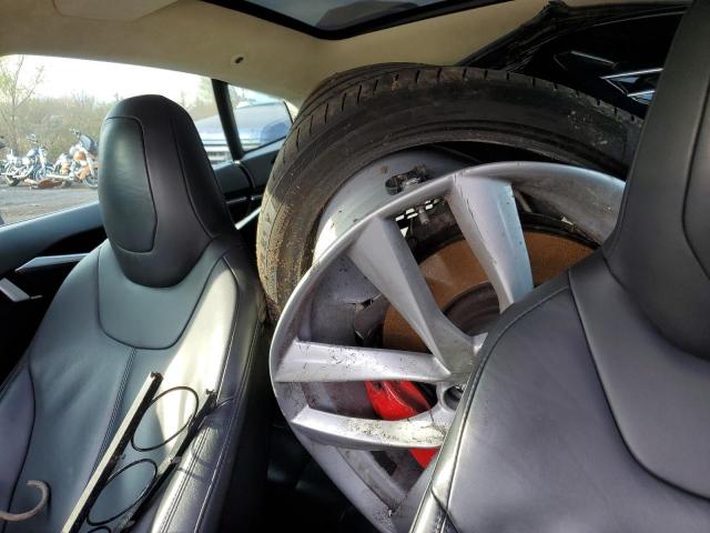 5YJSA1H28EFP68383 - 2014 TESLA MODEL S Կապույտ լուսանկար 6