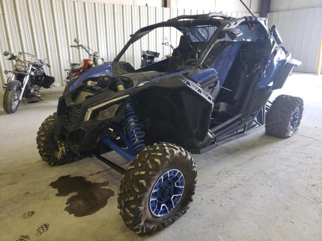 3JBVXAV49MK000969 - 2021 CAN-AM MAVERICK X BLUE photo 2