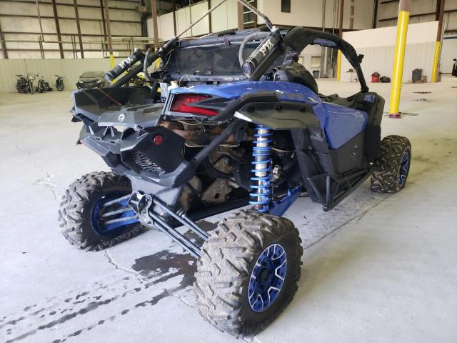 3JBVXAV49MK000969 - 2021 CAN-AM MAVERICK X BLUE photo 4