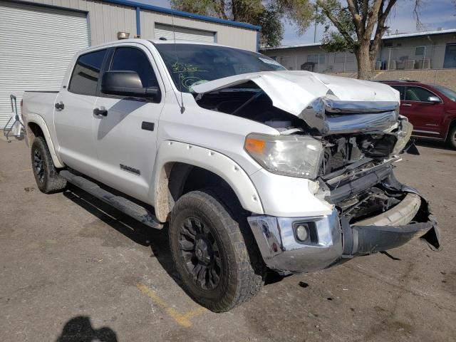 5TFEY5F15FX189269 - 2015 TOYOTA TUNDRA CRE WHITE photo 1