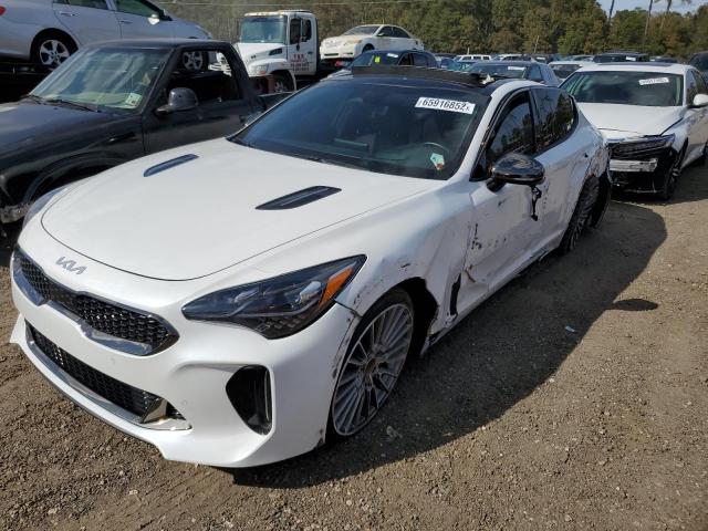 KNAE55LC9N6099865 - 2022 KIA STINGER GT WHITE photo 2