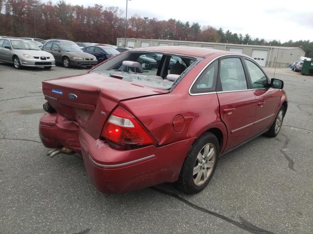 1FAFP24175G129071 - 2005 FORD FIVE HUNDR RED photo 4