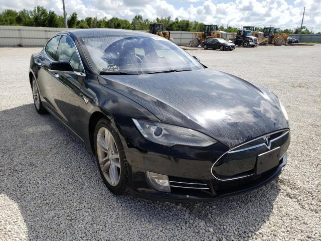 5YJSA1S18EFP64236 - 2014 TESLA MODEL S Սև լուսանկար 1
