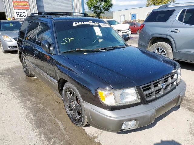 JF1SF6550XG705936 - 1999 SUBARU FORESTER S BLACK photo 1