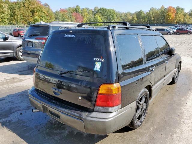 JF1SF6550XG705936 - 1999 SUBARU FORESTER S BLACK photo 4