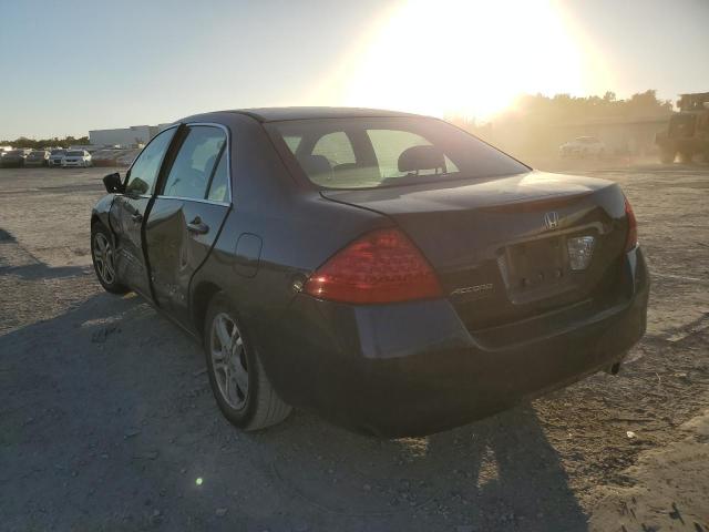 1HGCM56757A011911 - 2007 HONDA ACCORD BLUE photo 3