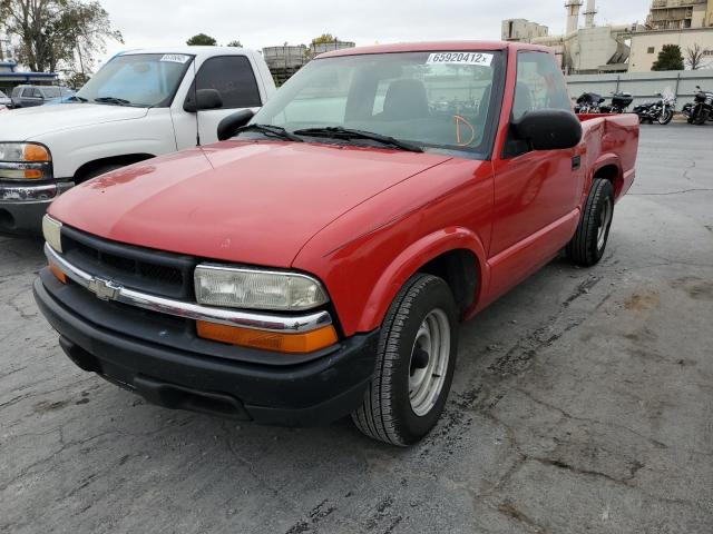1GCCS14H538204747 - 2003 CHEVROLET S TRUCK S1 RED photo 2