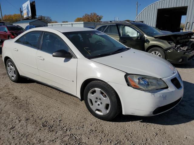 1G2ZF58B374277497 - 2007 PONTIAC G6 VALUE L WHITE photo 1