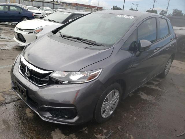 3HGGK5H4XLM708935 - 2020 HONDA FIT LX GRAY photo 2