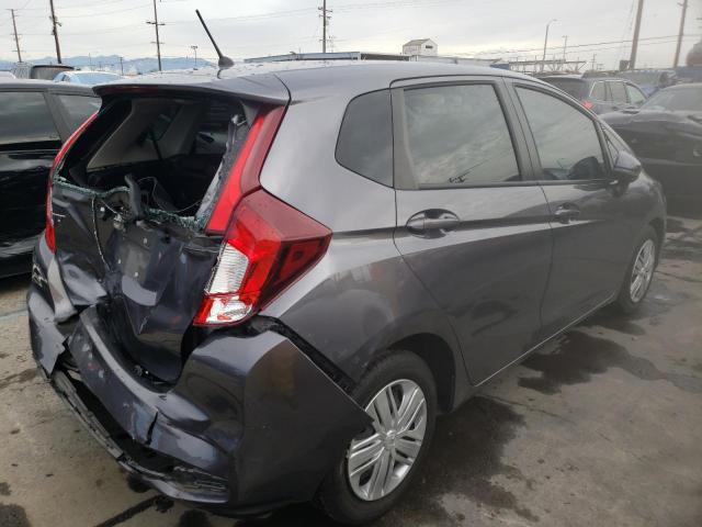 3HGGK5H4XLM708935 - 2020 HONDA FIT LX GRAY photo 4