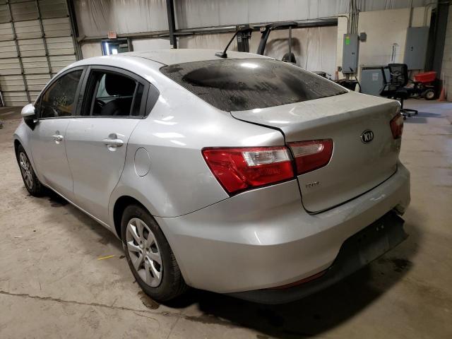 KNADM4A30G6688284 - 2016 KIA RIO LX SILVER photo 3