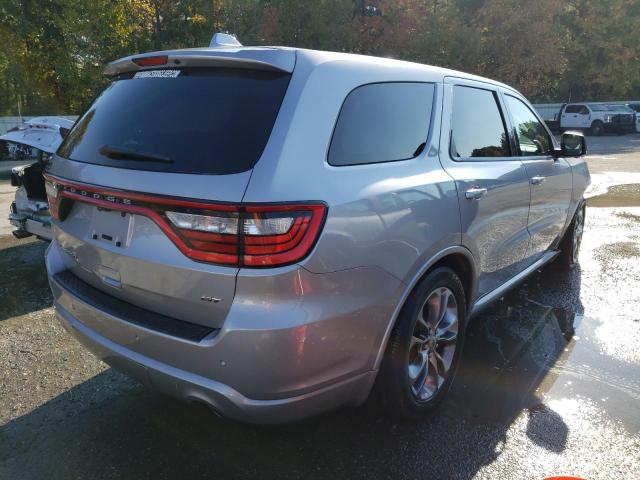 1C4RDHDG5KC779236 - 2019 DODGE DURANGO GT SILVER photo 4