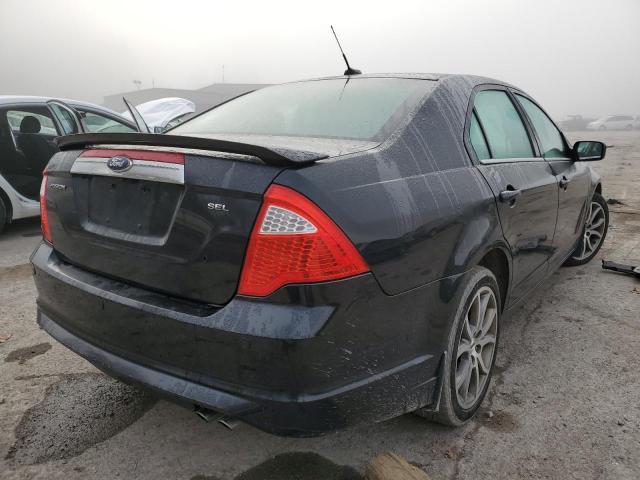 3FAHP0JA3CR282067 - 2012 FORD FUSION SEL BLACK photo 4