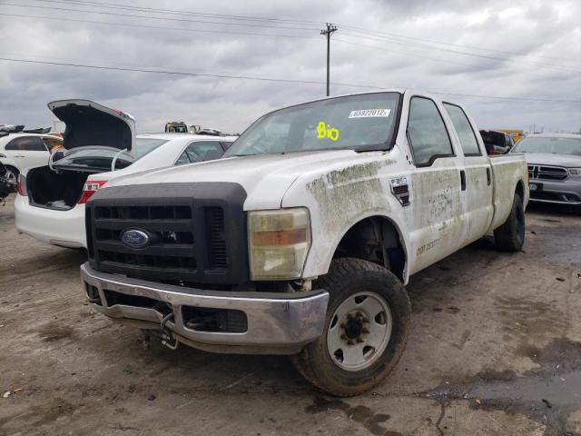 1FTWW30R28EA18314 - 2008 FORD F350 SRW S WHITE photo 2