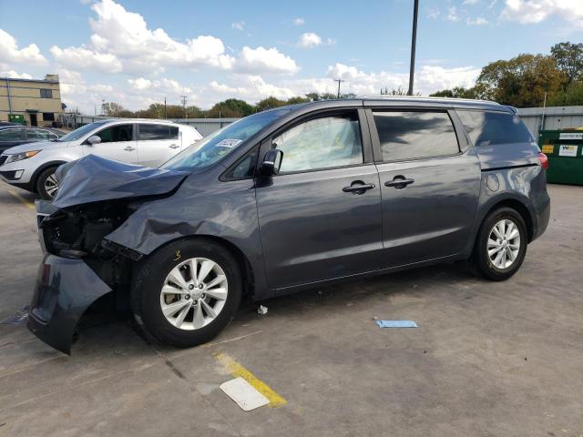 KNDMB5C12G6111248 - 2016 KIA SEDONA LX GRAY photo 1