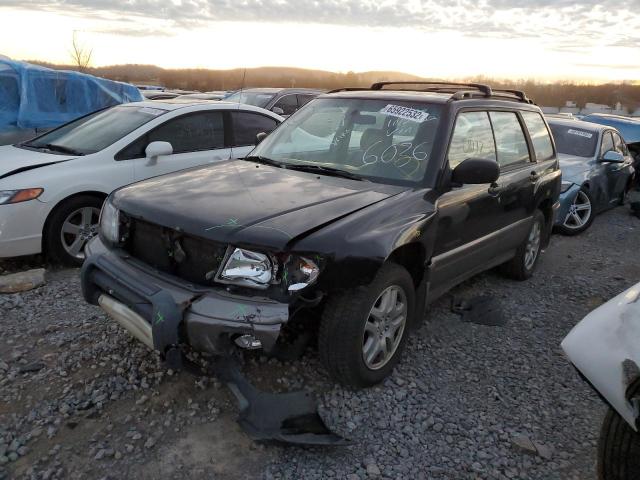 JF1SF6554WH766036 - 1998 SUBARU FORESTER S შავი ფოტო 2