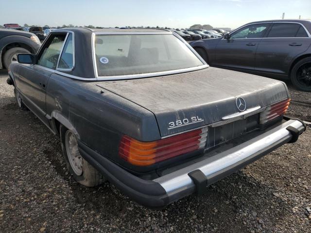 WDBBA45CXFA033105 - 1985 MERCEDES-BENZ 380 SL GRAY photo 3