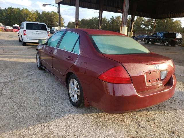 1HGCM56396A067927 - 2006 HONDA ACCORD SE RED photo 3