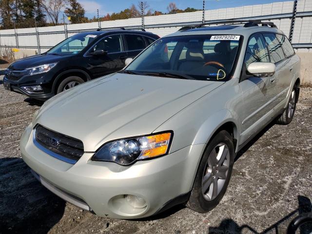 4S4BP86C454320308 - 2005 SUBARU LEGACY OUT BEIGE photo 2