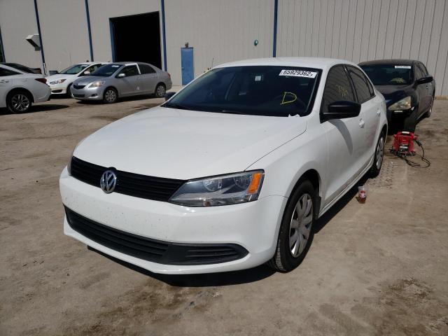 3VW2K7AJ3EM303780 - 2014 VOLKSWAGEN JETTA BASE 白色 照片 2