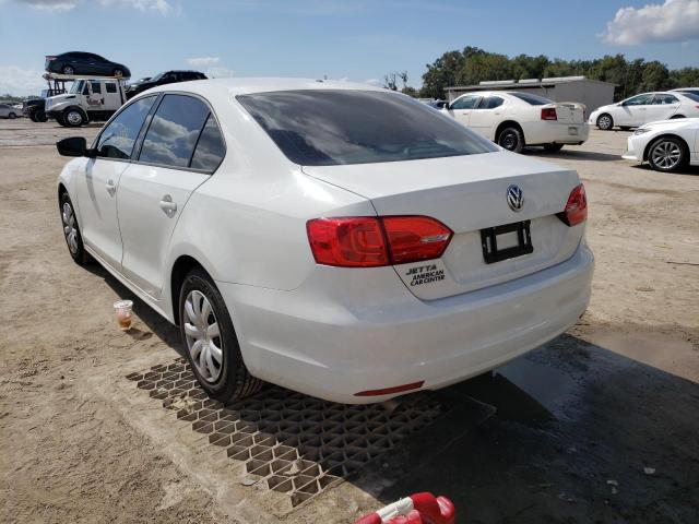 3VW2K7AJ3EM303780 - 2014 VOLKSWAGEN JETTA BASE 白色 照片 3