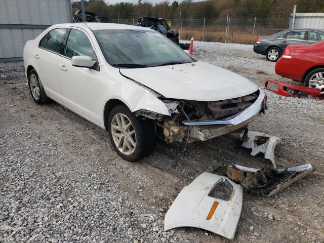 3FAHP0CG7CR400834 - 2012 FORD FUSION SEL WHITE photo 1