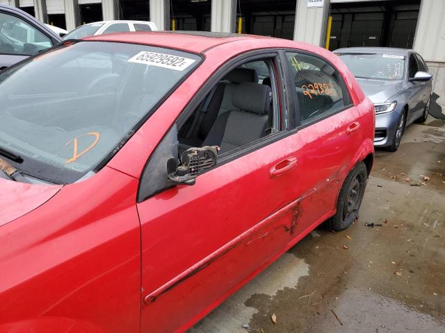 KL5JD66Z06K283939 - 2006 SUZUKI RENO RED photo 9