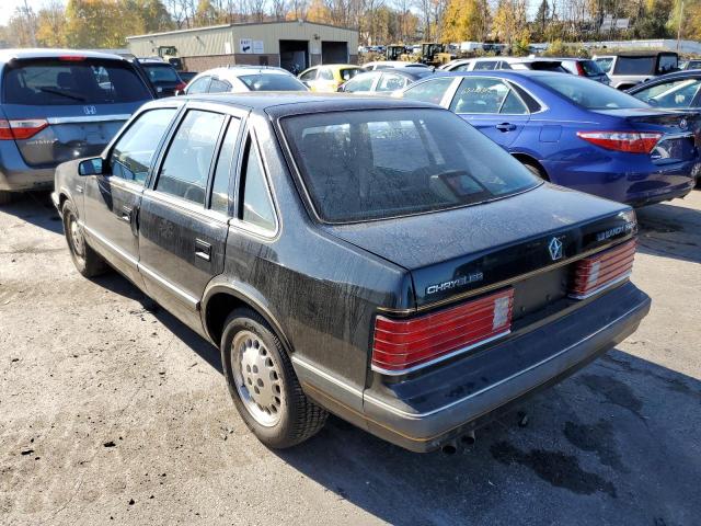 1C3BH58E9GN221676 - 1986 CHRYSLER LEBARON GT BLACK photo 3