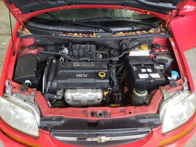 KL1TD66698B003857 - 2008 CHEVROLET AVEO BASE RED photo 7