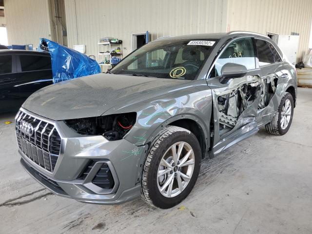 WA1DECF37N1069656 - 2022 AUDI Q3 PREMIUM GRAY photo 2