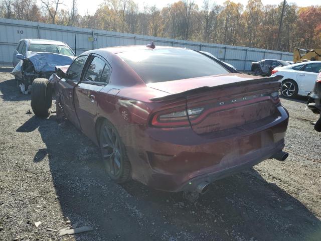 2C3CDXCT2KH643355 - 2019 DODGE CHARGER R/ BURGUNDY photo 3