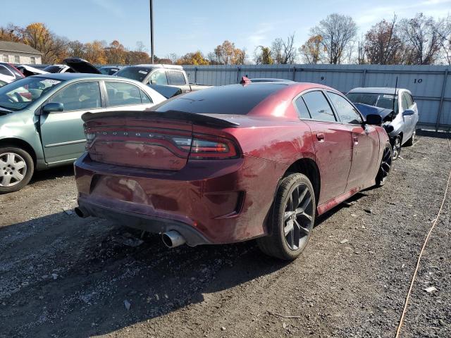 2C3CDXCT2KH643355 - 2019 DODGE CHARGER R/ BURGUNDY photo 4