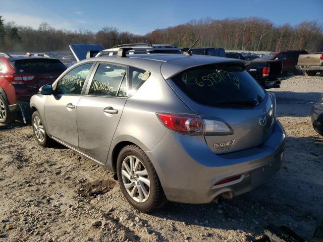 JM1BL1L86C1679455 - 2012 MAZDA 3 I SILVER photo 3