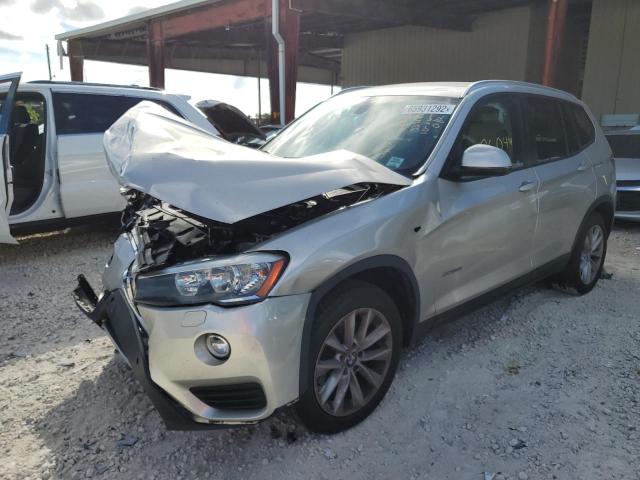 5UXWZ7C56F0F75701 - 2015 BMW X3 SDRIVE2 SILVER photo 2