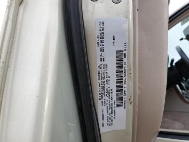 4S4BP61C357369591 - 2005 SUBARU LEGACY OUT TAN photo 10