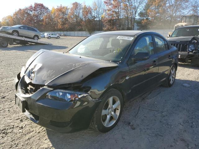 JM1BK32F951345048 - 2005 MAZDA 3 I BLACK photo 2