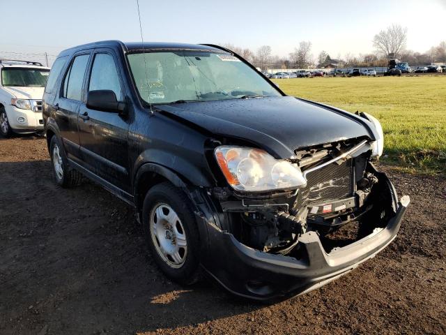 SHSRD685X6U402593 - 2006 HONDA CRV BLACK photo 1