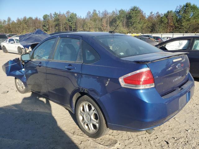 1FAHP36N59W181096 - 2009 FORD FOCUS SES BLUE photo 3