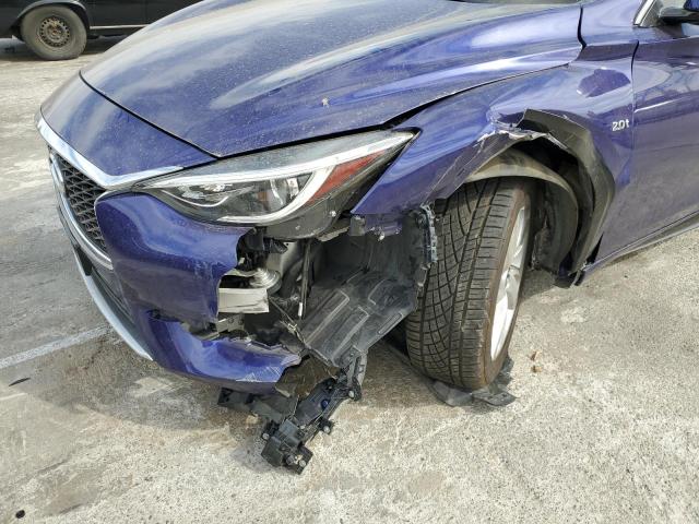 SJKCH5CPXHA022876 - 2017 INFINITI QX30 BASE BLUE photo 9