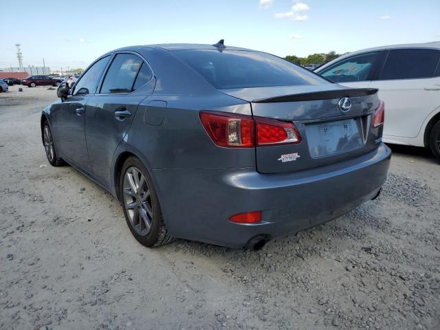 JTHBF5C22D5187265 - 2013 LEXUS IS 250 GRAY photo 3