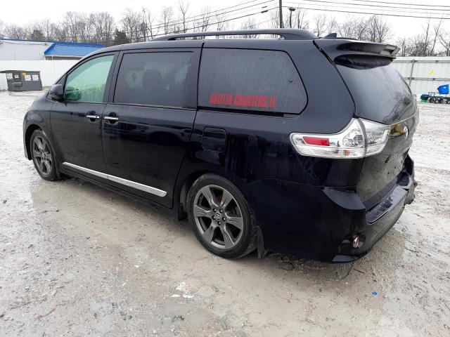 5TDXZ3DC8KS012343 - 2019 TOYOTA SIENNA SE BLACK photo 3