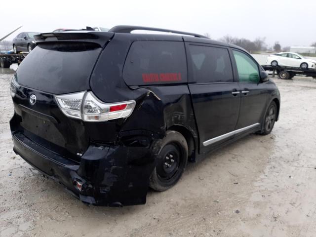 5TDXZ3DC8KS012343 - 2019 TOYOTA SIENNA SE BLACK photo 4