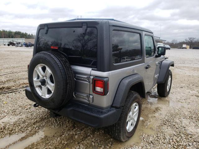 1C4HJXAG9MW586012 - 2021 JEEP WRANGLER S SILVER photo 4