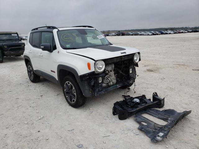 ZACCJBCB3HPE60018 - 2017 JEEP RENEGADE T WHITE photo 1