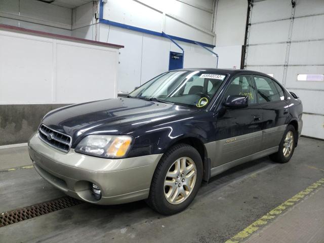 4S3BE6869Y7203753 - 2000 SUBARU LEGACY OUT TWO TONE photo 2